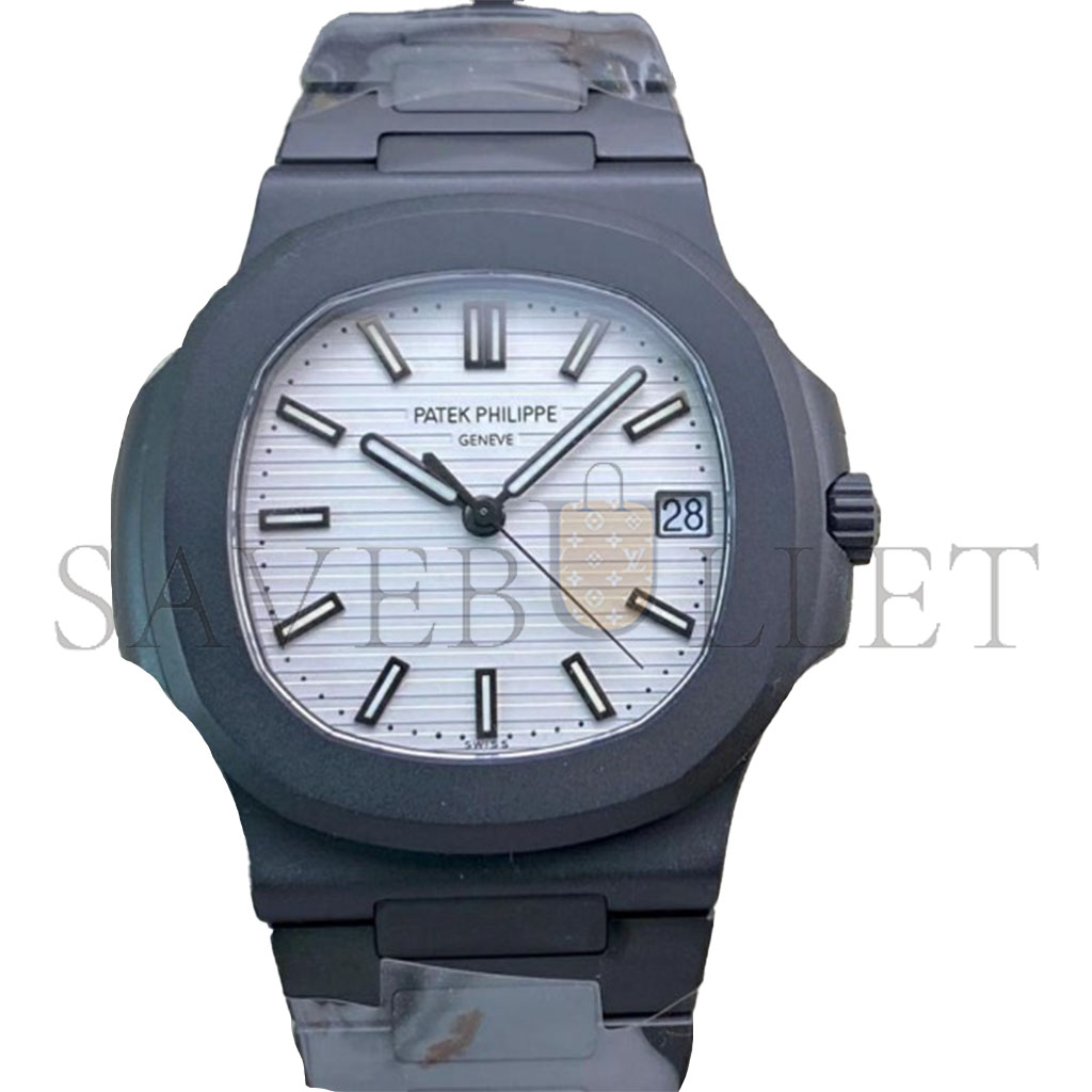 p**ek ph**ppe nautilus version Di*m*nd carbon coated case watch 5711a